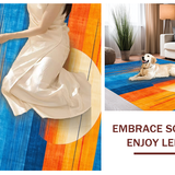 Contemporary Colorful Fluid Design(Blue)