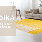 Ultra Soft Area Rug, Non Slip, Stain Resistant, Washable Area Rugs for Living Room, Bedroom, Soft Cozy Earthy Minimalism(Yellow)