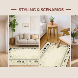 Contemporary Witchy Crescent Shapes(Beige)