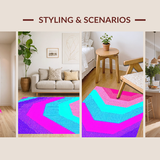 Charming Rainbow Abstract(Pink)