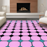 Cute Contemporary Grid Design(Pink)