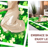 Ultra Soft Area Rug, Non Slip, Stain Resistant, Washable Area Rugs for Living Room, Bedroom, Rustic Polka Dot Green Patterns(Green)