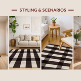 Chic Modern Neutral Grid Motif(Beige)