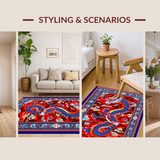 Enchanting Ethnic Dragon Imagery(Red)