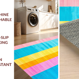 Charming Colorful Striped Visual Delight(Blue)