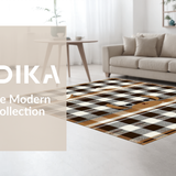 Ultra Soft Area Rug, Non Slip, Stain Resistant, Washable Area Rugs for Living Room, Bedroom, Bright Farmhouse Style Easter Decor(Brown)