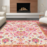 Chic Rose Toned Geometric Design(Pink)