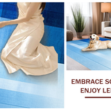 Ultra Soft Area Rug, Non Slip, Stain Resistant, Washable Area Rugs for Living Room, Bedroom, Stylish Abstract Composition Splash(Blue)