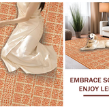 Elegant Vibrant Geometric Motif(Beige)