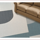 Ultra Soft Area Rug, Non Slip, Stain Resistant, Washable Area Rugs for Living Room, Bedroom, Minimalist Thin Grey Rug for Office and Entryway(Gray)