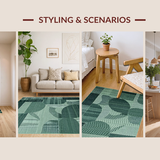 Elegant Abstract Wave Motif(Gray)