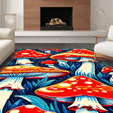 Eclectic Textured Rainbow Motif(Red)