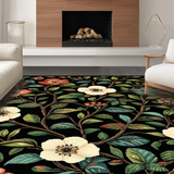 Maximalist Botanical Floral Fusion(Black)