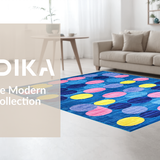 Dynamic Modern Geometric Motif(Blue)