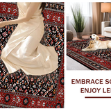 Contemporary Oversized Floral Motif(Red)