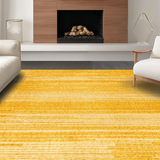 Ultra Soft Area Rug, Non Slip, Stain Resistant, Washable Area Rugs for Living Room, Bedroom, Sleek Casual Shaggy Essence(Yellow)
