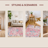 Whimsical Blush Floral Harmony(Pink)