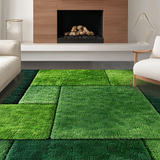 Nature Inspired Floral Shag Style(Green)