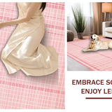 Chic Pastel Checkered Elegance(Pink)