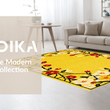 Artistic Seasonal Flower Patchwork Design(Yellow)