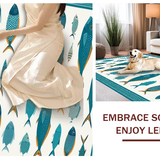 Coastal Aqua Graphic Motif(Blue)