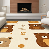 Delicate Pastel Bear Illustration(Beige)