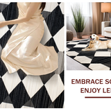 Contemporary Black Checkered Style(Black)