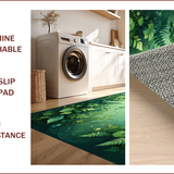 Ultra Soft Area Rug, Non Slip, Stain Resistant, Washable Area Rugs for Living Room, Bedroom, Fluffy Shag Nursery(Green)
