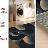 Ultra Soft Area Rug, Non Slip, Stain Resistant, Washable Area Rugs for Living Room, Bedroom, Elegant Grayscale Abstract Design(Gray)