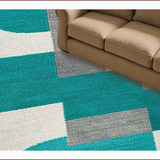 Ultra Soft Area Rug, Non Slip, Stain Resistant, Washable Area Rugs for Living Room, Bedroom, Abstract Serenity Meditation Haven(Green)