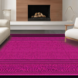 Ultra Soft Area Rug, Non Slip, Stain Resistant, Washable Area Rugs for Living Room, Bedroom, Whimsical Pink Animal Texture(Pink)