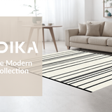 Ultra Soft Area Rug, Non Slip, Stain Resistant, Washable Area Rugs for Living Room, Bedroom, Rustic Geometric Pattern Play(Beige)
