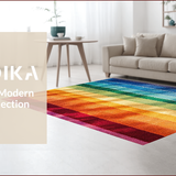 Ultra Soft Area Rug, Non Slip, Stain Resistant, Washable Area Rugs for Living Room, Bedroom, Tufted Kids Room Rug for Minimalist Decor(Red)