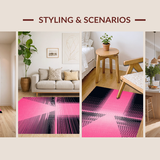 Sophisticated Ombre Line Art(Pink)