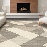 Chic Minimalist Trellis Motif(Beige)