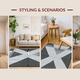 Contemporary Bold Diamond Shape(Gray)