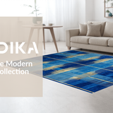 Contemporary Dynamic Patterned Elegance(Blue)