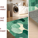 Artistic Geometric Fluid Lines(Green)