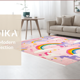 Whimsical Pastel Rainbow Swirl(Pink)