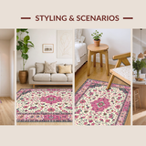 Charming Whimsical Floral Motif(Ivory)
