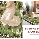 Cozy Ethnic Linear Arrangement(Green)