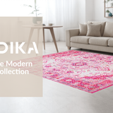 Chic Retro Circular Motif(Pink)