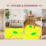 Elegant Black and Yellow Floral Fusion(Yellow)