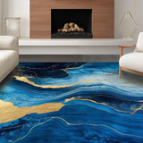 Chic Fluid Patterned Surface(Blue)