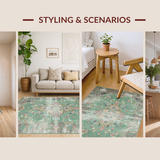 Elegant Sage Geometric Design(Green)