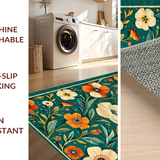 Charming Distressed Tiled Design(Green)