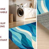 Chic Fluid Abstract Design(Blue)