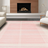 Lively Plush Modern Geometric Style(Pink)