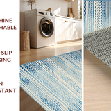 Chic Earthy Wave Scallop Style(Blue)