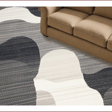 Ultra Soft Area Rug, Non Slip, Stain Resistant, Washable Area Rugs for Living Room, Bedroom, Abstract Modern Washable(Gray)